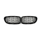 BMW 5-serie F10/F11 2010–2016 Nyregrill Diamond Silver (sort kant) foto 2
