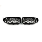 BMW 5-serie F10/F11 2010–2016 Nyregrill Diamond Silver (sort kant) foto 4