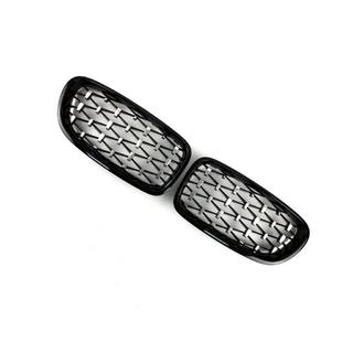 Nyregrill Diamond Silver (sort kant) BMW 5-serie F10/F11 2010–2016 foto 3