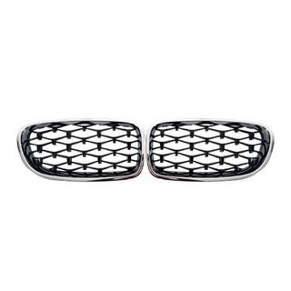 Nyregrill Diamond Black (kromkant) BMW 5-serie F10/F11 2010–2016 foto 2
