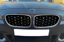 BMW 5-serie F10/F11 2010–2016 Nyregrill Diamond Silver (kromkant) foto 1