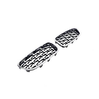 Nyregrill Diamond Silver (kromkant) BMW 5-serie F10/F11 2010–2016 foto 3
