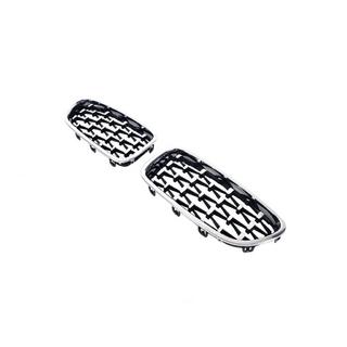 Nyregrill Diamond Silver (kromkant) BMW 5-serie F10/F11 2010–2016 foto 4