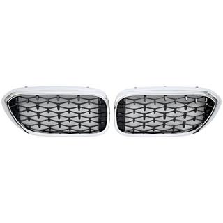 Nyregrill Diamond Black V1 (2017-2020, krom kant) BMW 5-serie G30/G31 2017–2023 foto 2