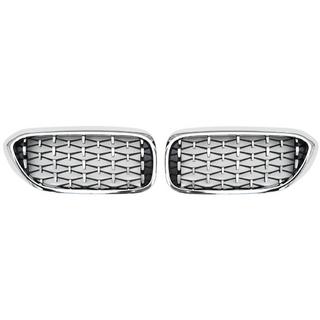 Nyregrill Diamond Silver V1 (2017-2020, krom kant) BMW 5-serie G30/G31 2017–2023 foto 2