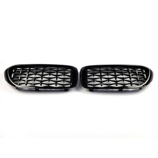 Nyregrill Diamond Black V1 (2017-2020, sort kant) BMW 5-serie G30/G31 2017–2023 foto 4