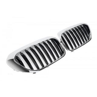 Nyregrill 1 Bar (2017-2020, sort højglans med kromkant) BMW 5-serie G30/G31 2017–2023 foto 2