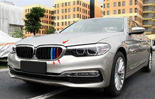 BMW 5-serie G30/G31 2017–2023 Nyregrill 1 bar (2017-2020, M-Color med kromkant) foto 3