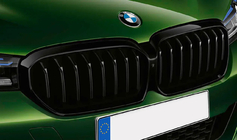 BMW 5-serie G30/G31 2017–2023 Nyregrill 1 Bar (2021+, blank sort) foto 1