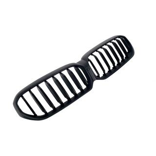 Frontgrill 1 Bar (2021+, mat sort) BMW 5-serie G30/G31 2017–2023 foto 2