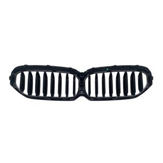 Frontgrill 1 Bar (2021+, mat sort) BMW 5-serie G30/G31 2017–2023 foto 3
