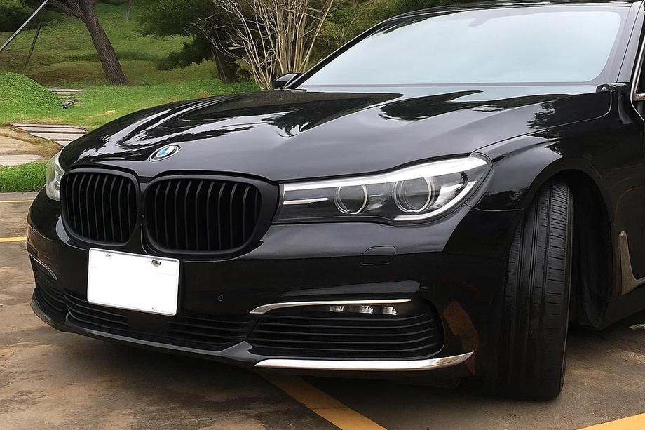 BMW 7-serie G11/G12 2015–2022 Nyregrill 1 Bar (2016-2019, mat sort) Image
