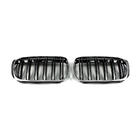 BMW X1 F48 2015–2022 M-Look nyregrill (2015-2019, blank sort med kromkant) foto 4