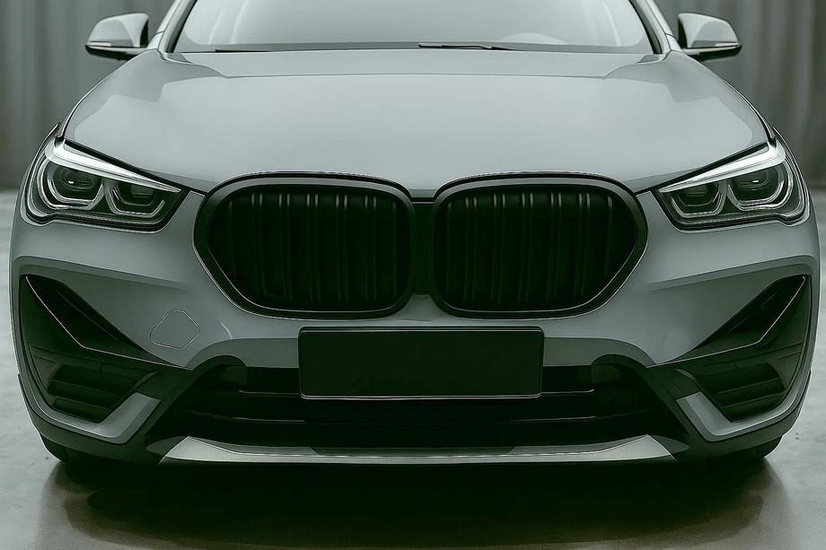 BMW X1 F48 2015–2022 M-Look nyregrill (2020-2022, mat sort) Image