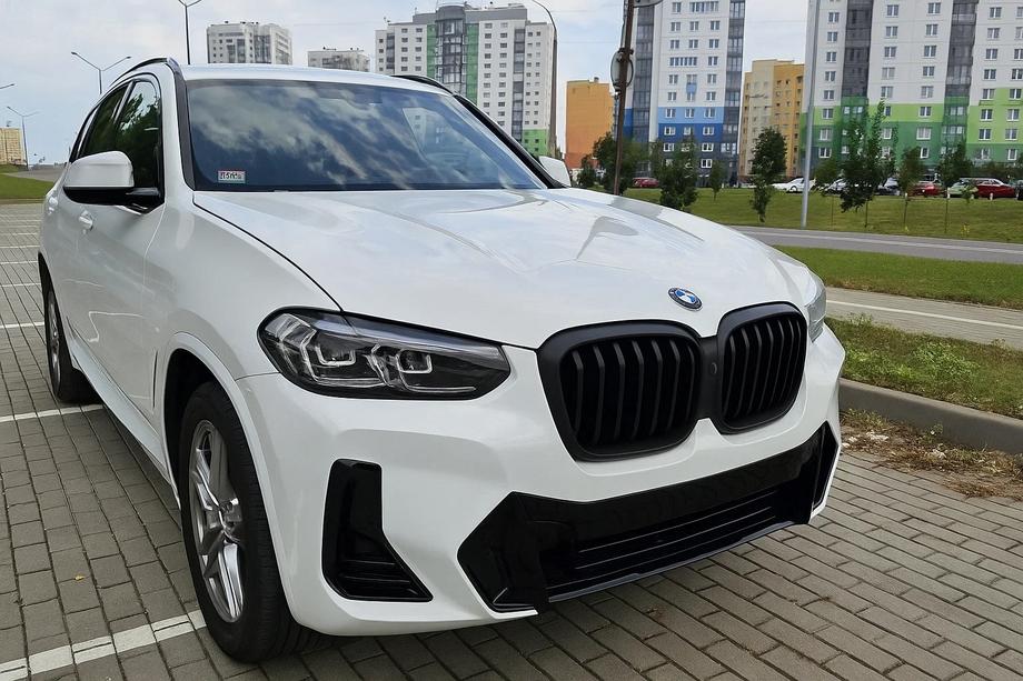 BMW X3 G01 2018– Frontgrill 1 Bar (2021+, mat sort) Image