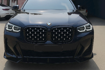 BMW X3 G01 2018– Nyregrill Diamond Silver (2021+, sort kant) foto 1