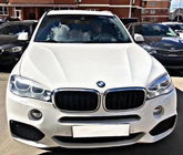 BMW X6 F16 2014–2019 M-Look nyregriller (sort højglans med kromkant) foto 1