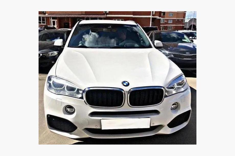 BMW X6 F16 2014–2019 M-Look nyregriller (sort højglans med kromkant) Image