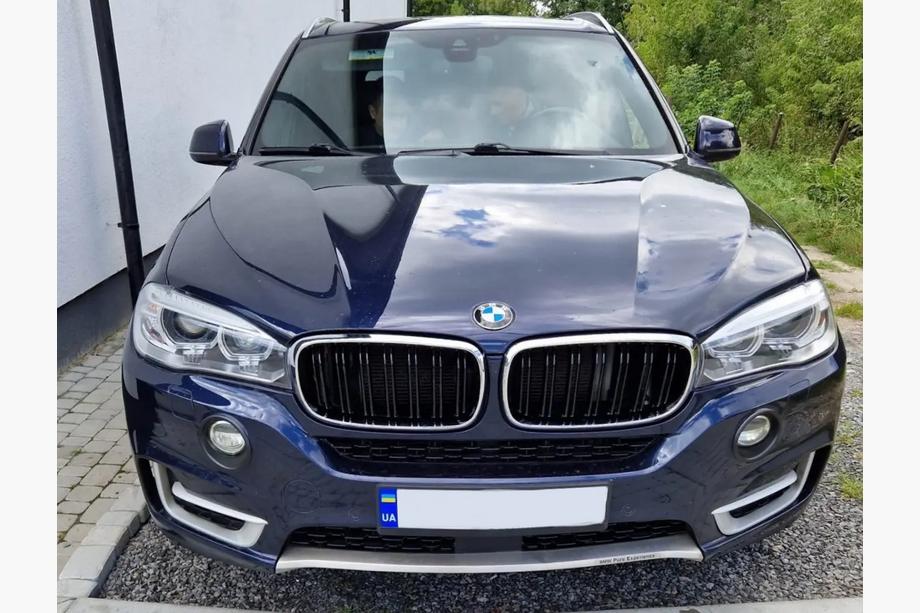 BMW X5 F15 2013–2018 M-Look nyregriller (sort højglans med kromkant) Image