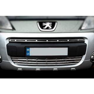 Grillafdækninger til kølergrill (2 dele, rustfrit stål) Citroen Berlingo 2008–2018 foto 2