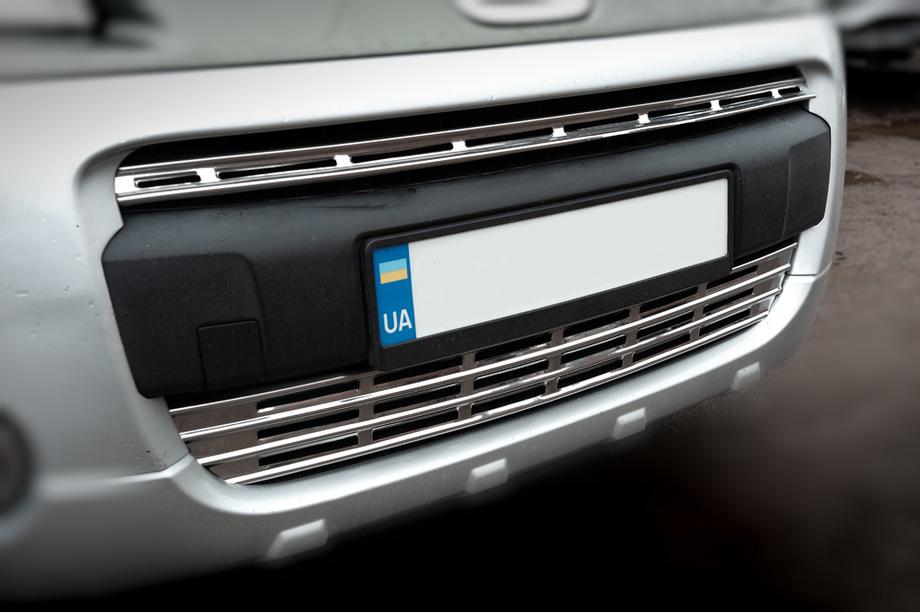 Citroen Berlingo 2008–2018 Grillafdækninger til kølergrill (2 dele, rustfrit stål) Image