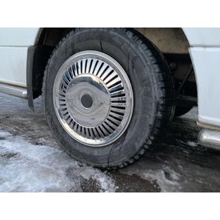 Hjulkapsler i rustfrit stål Stjerne (1-katkovy, 4 stk.) foto 3