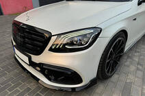 Mercedes S-klasse W222 2013–2022 Front læbespoiler BRB (2018+) foto 3