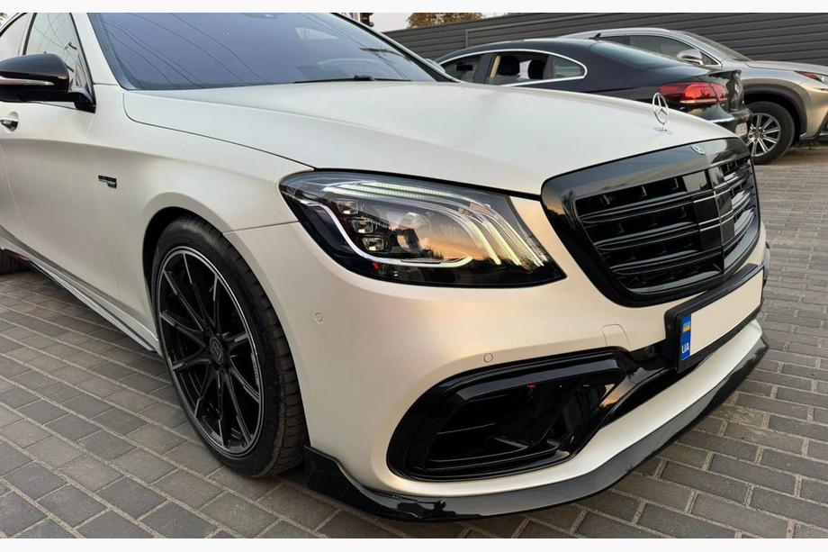 Mercedes S-klasse W222 2013–2022 Front læbespoiler BRB (2018+) Image