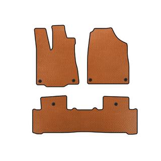 EVA-bilmåtter (2 rækker, orange)