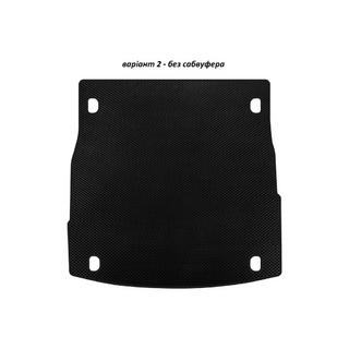 EVA V-2 bagagerumsmåtte (uden subwoofer, sort)