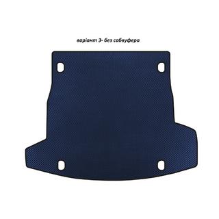 Bagagerumsmåtte EVA V-3 (uden subwoofer, blå)