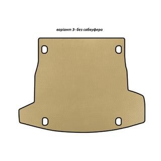 Bagagerumsmåtte EVA V-3 (uden subwoofer, Beige)
