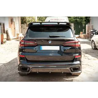 Nedre spoiler V1 (naturlig carbon) foto 2