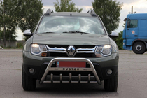 Dacia Duster 2008–2018 Kængurugitter med påskriften WT004 (rustfrit stål) foto 3