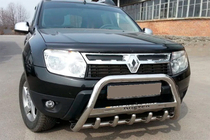 Dacia Duster 2008–2018 Kængurugitter med påskriften WT004 (rustfrit stål) foto 5
