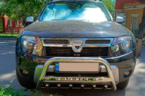 Dacia Duster 2008–2018 Kængurugitter med påskriften WT004 (rustfrit stål) foto 4