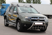 Dacia Duster 2008–2018 Kængurugitter med påskriften WT004 (rustfrit stål) foto 2