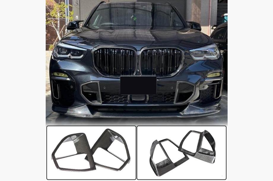 BMW X5 G05 2019–2026 Indsatser i carbon til forreste kofanger (til M-Sport, 2019-2022) Foto 3
