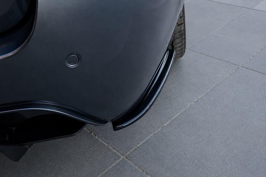 BMW 5-serie E60/E61 2003–2010 Bageste FLAP-tilføjelser DPT (blank sort) Foto 3
