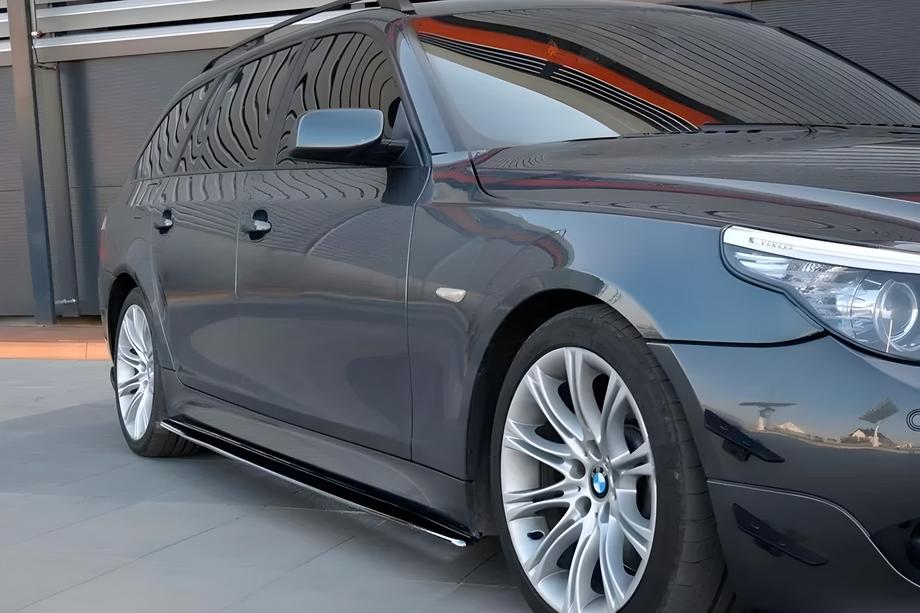 BMW 5-serie E60/E61 2003–2010 DPT sideskørter (blank sort) Image