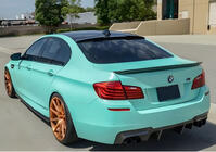 BMW 5-serie F10/F11 2010–2016 M4-Style V2 bagklapspoiler (til F10, blank sort) foto 1