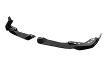 BMW 3-serie G20/G21 2018– Front lipspoiler-læbe DPT V-2 (til 2022+, M Technic, blank sort) foto 3