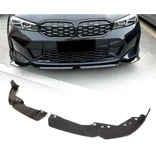Front lipspoiler-læbe DPT V-2 (til 2022+, M Technic, blank sort)