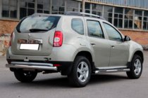 Dacia Duster 2008–2018 Siderør med indlæg (2 stk., rustfrit stål) foto 4