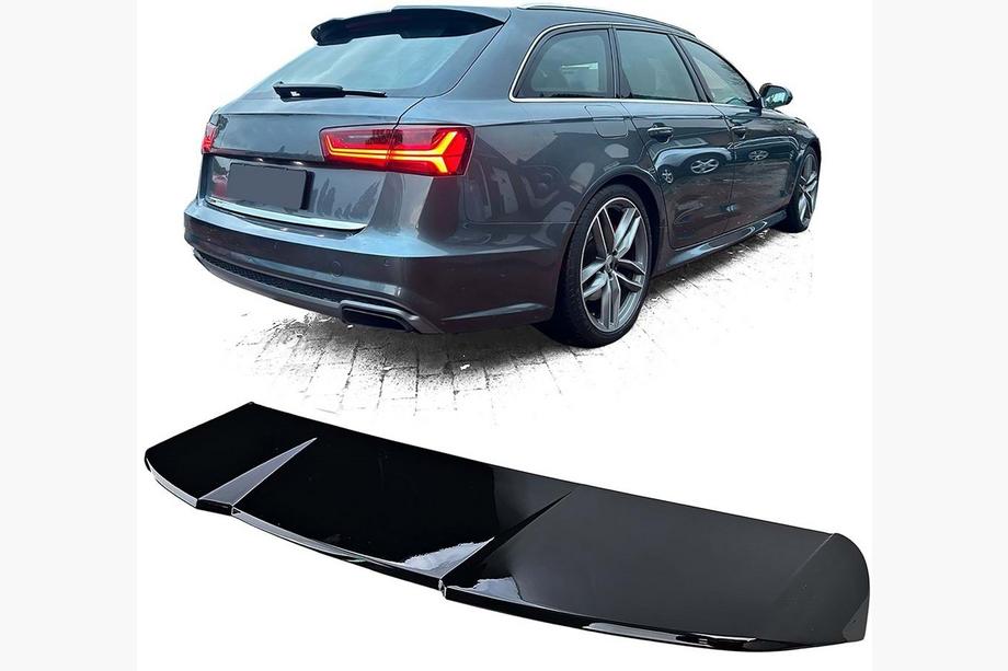 Audi A6 C7 2011–2017 Spoiler DPT V2 (Avant, højglans sort) Image