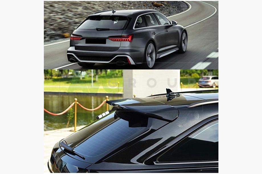 Audi A6 C8 2018–2025 Spoiler DPT V2 (Avant, højglans sort) Image