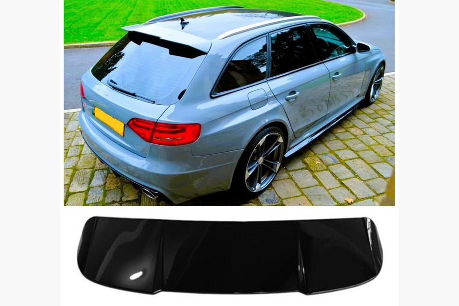 Audi A4 B8 2007–2015 Spoiler DPT V2 (Avant, højglans sort) Foto 3