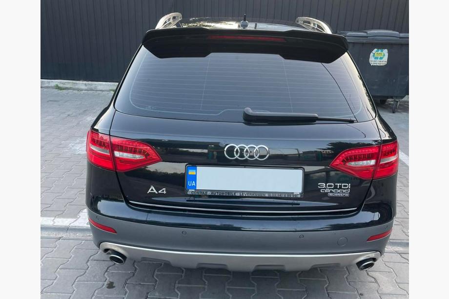 Audi A4 B8 2007–2015 Spoiler DPT V2 (Avant, højglans sort) Foto 1