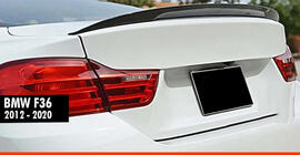 BMW 4-serie F32/F33/F36 2012–2020 MP-Style spoiler (til F36, blank sort) foto 1