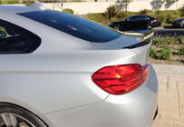BMW 4-serie F32/F33/F36 2012–2020 MP-Style spoiler (til F36, blank sort) foto 3